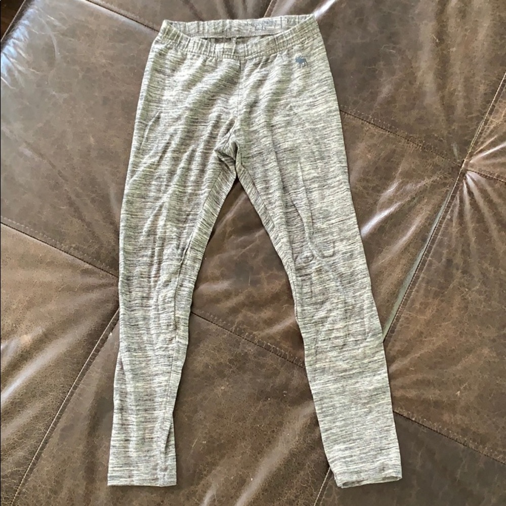 Abercrombie kids leggings in heather gray/charcoal